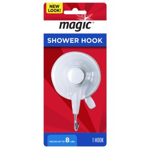 Magic Shower Hook with Suction Cup
